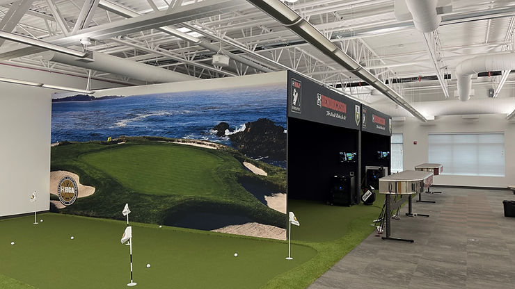 golf simulators for office